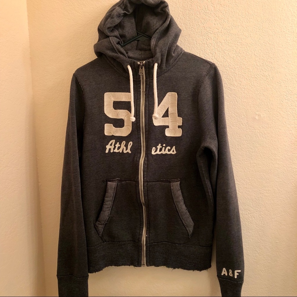 A&F S Grey Hoodie